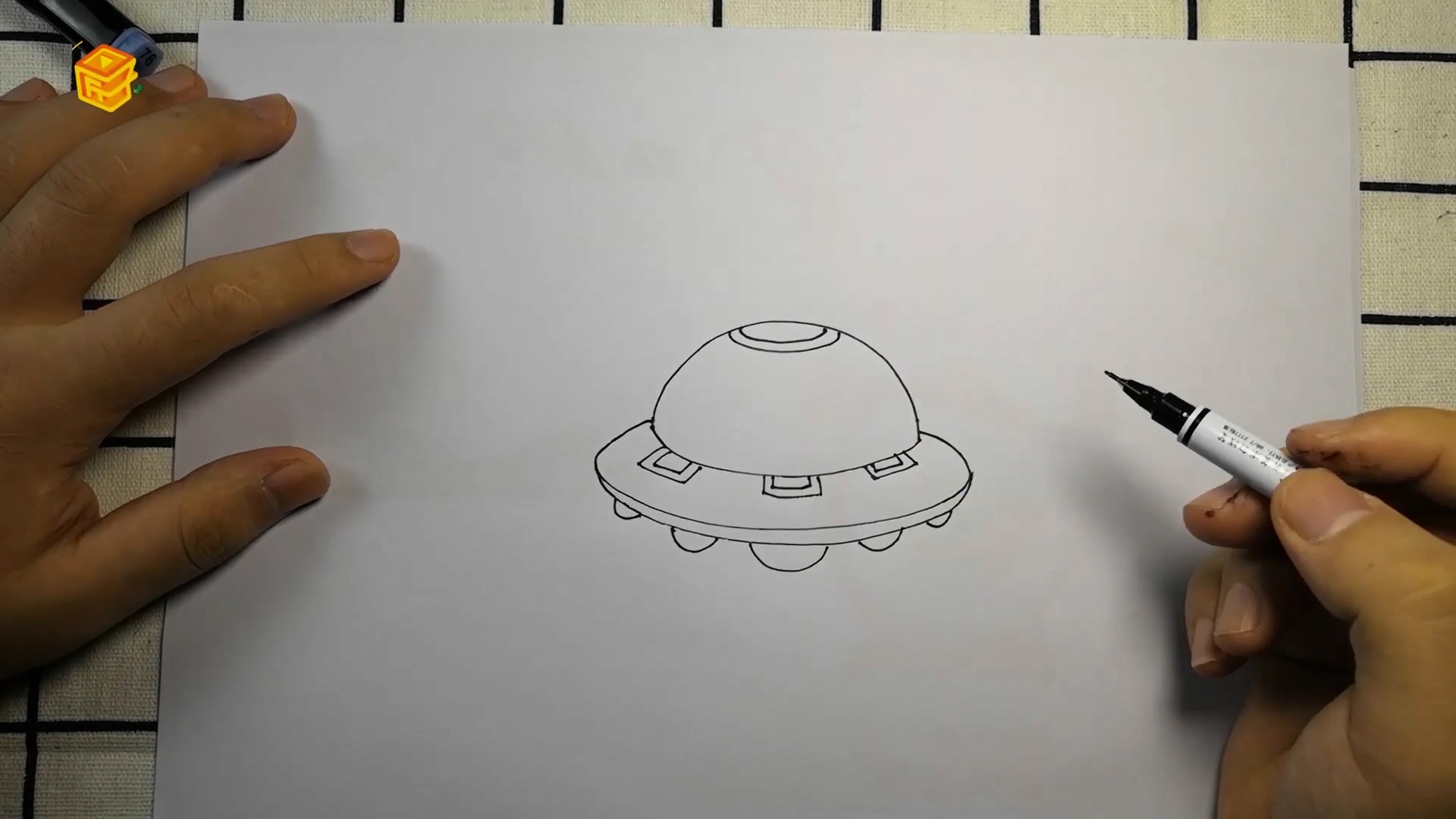 升空的宇宙飞船简笔画画法图片步骤（菊花的简笔画） - 有点网 - 好手艺