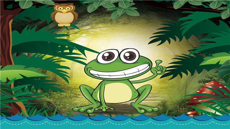 青蛙的成语是什么_青蛙卡通图片(3)