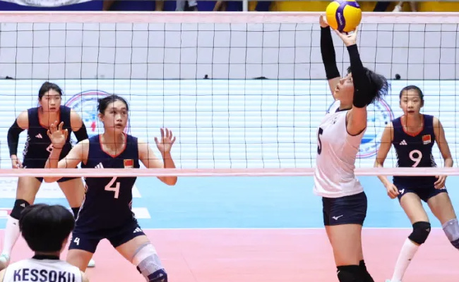 中国队胜日本问鼎了U18女排亚锦赛吗