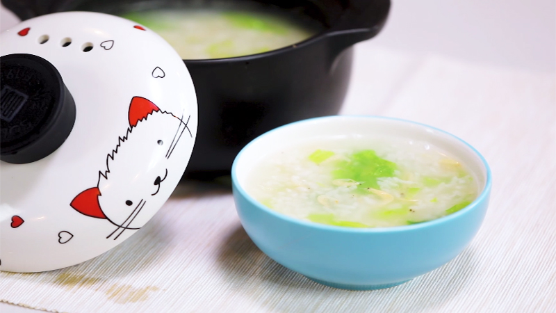 虾米青菜粥怎么做好吃