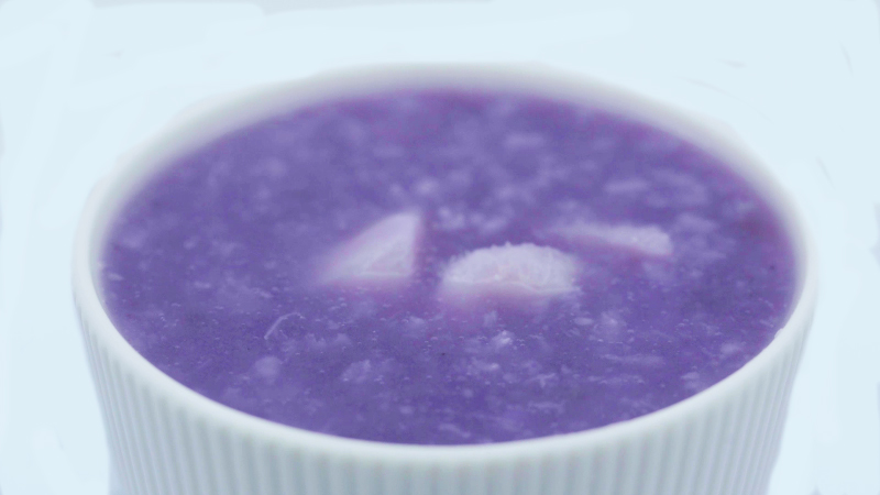 紫薯山药粥的做法