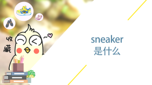 sneaker是什么