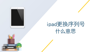 ipad更换序列号什么意思