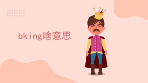 bking啥意思