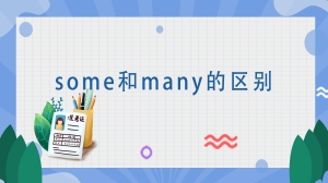 some和many的区别