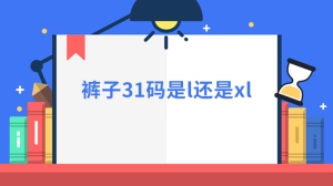 裤子31码是l还是xl