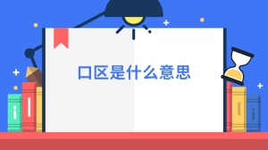 口区是什么意思