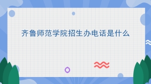 齐鲁师范学院招生办电话是什么