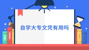 自学大专文凭有用吗