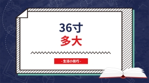 36寸多大