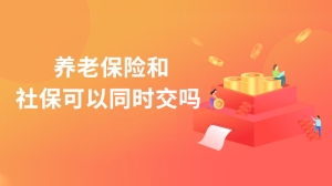 养老保险和社保可以同时交吗