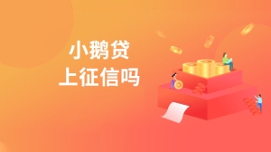 小鹅贷上征信吗