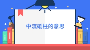 中流砥柱的意思