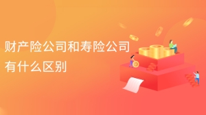 财产险公司和寿险公司有什么区别