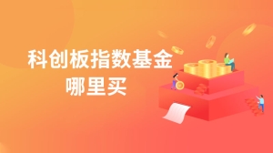 科创板指数基金哪里买