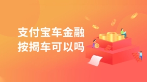 支付宝车金融按揭车可以吗