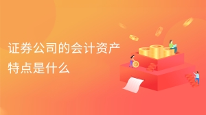 证券公司的会计资产特点有哪些