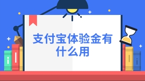 支付宝体验金有什么用