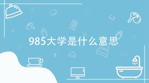 985大学是什么意思