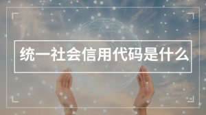 统一社会信用代码是什么