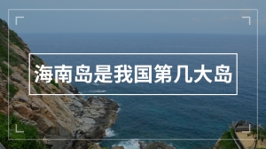 海南岛是我国第几大岛