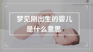 梦见刚出生的婴儿是什么意思