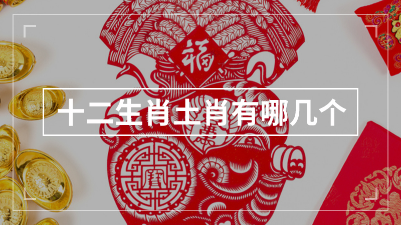 十二生肖土肖有哪几个