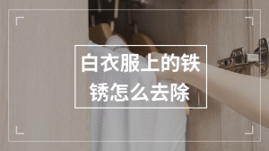 白衣服上的铁锈怎么去除