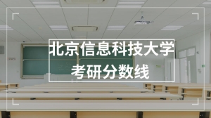 北京信息科技大学考研分数线