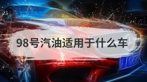 98号汽油适用于什么车