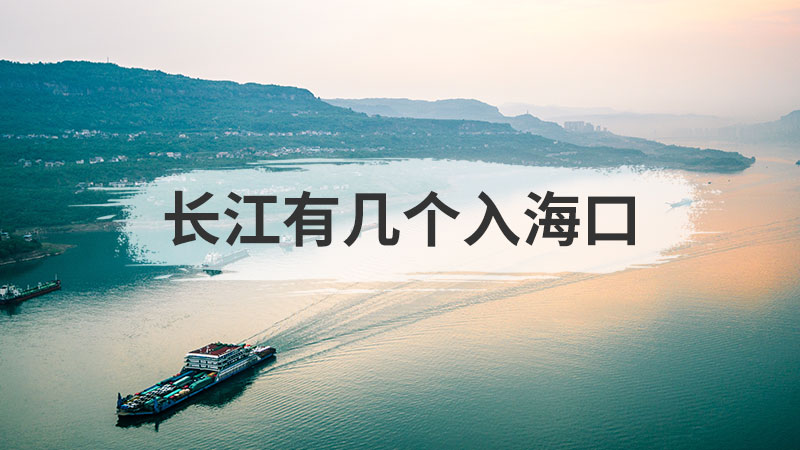 长江有几个入海口