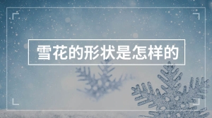 雪花的形状