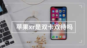 苹果xr是双卡双待吗