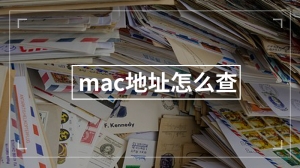 mac地址怎么查