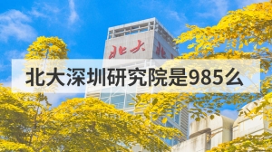 北大深圳研究院是985么