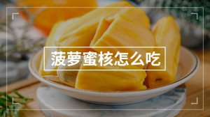 菠萝蜜核怎么吃