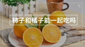 柿子和橘子能一起吃吗