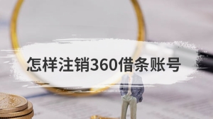 怎样注销360借条账号