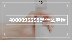 4000095558是什么电话