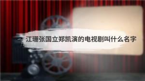 江珊张国立郑凯演的电视剧叫什么名字