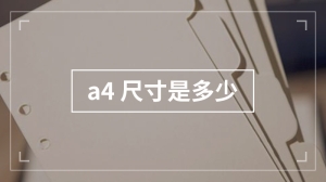 a4 尺寸是多少