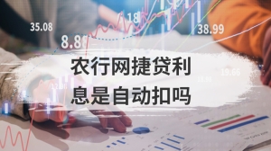 农行网捷贷利息是自动扣吗