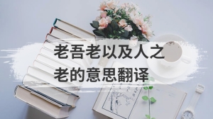 老吾老以及人之老的意思翻译