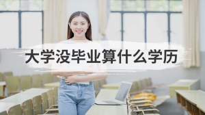 大学没毕业算什么学历