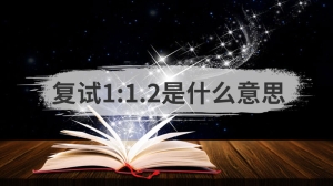 复试1:1.2是什么意思