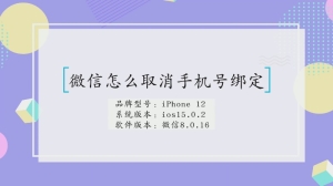 微信如何取消手机号绑定