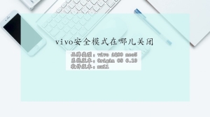 vivo安全模式在哪儿关闭