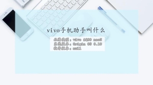 vivo手机助手叫什么