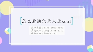 soul怎么看通讯录人