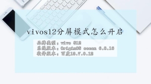 vivos12的分屏模式怎么打开